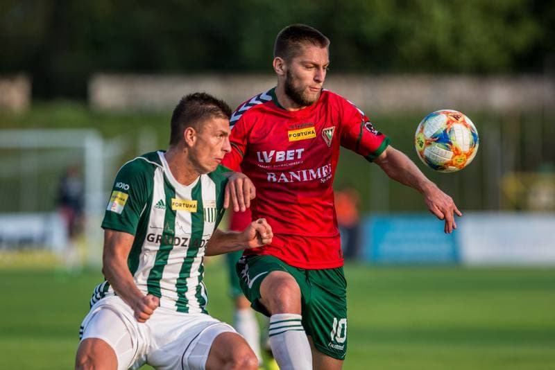 Football. Fortuna I Liga. Zaglebie Sosnowiec - Olimpia Grudziadz. 03.08.2019