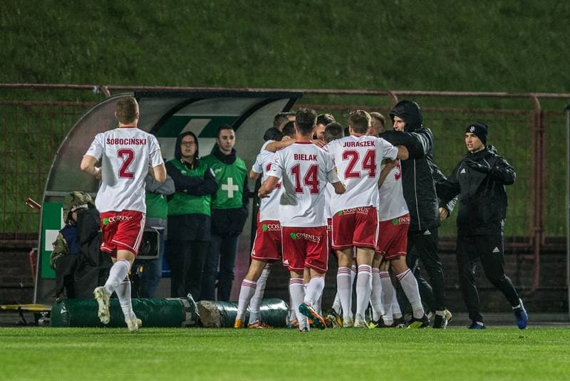 Football. Fortuna I Liga. GKS 1962 Jastrzebie - LKS Lodz. 04.05.2019