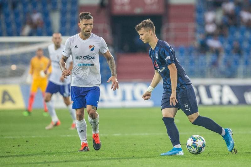 Football. Fortuna:Liga. Banik Ostrava - 1 FC Slovacko. 23.08.2019