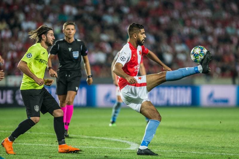 Football. UEFA Champions League. Slavia Prague - CFR Cluj. 28.08.2019
