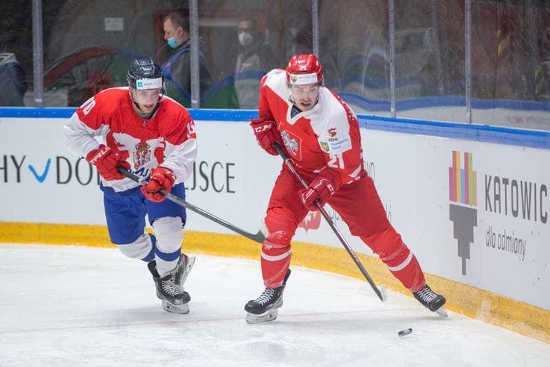 Ice Hockey. World Championship Division 1 Group B. Serbia - Poland. 29.04.2022