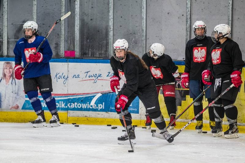 Ice Hockey. Poland national team. Training. 24.09.2019
