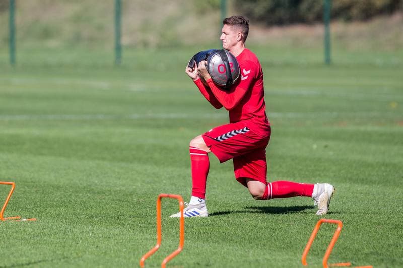 Football. Zaglebie Sosnowiec. Training. 01.10.2019