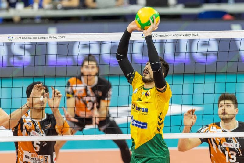 Volleyball. CEV Champions League. Aluron CMC Warta Zawiercie - Berlin Recycling Volleys. 30.11.2022