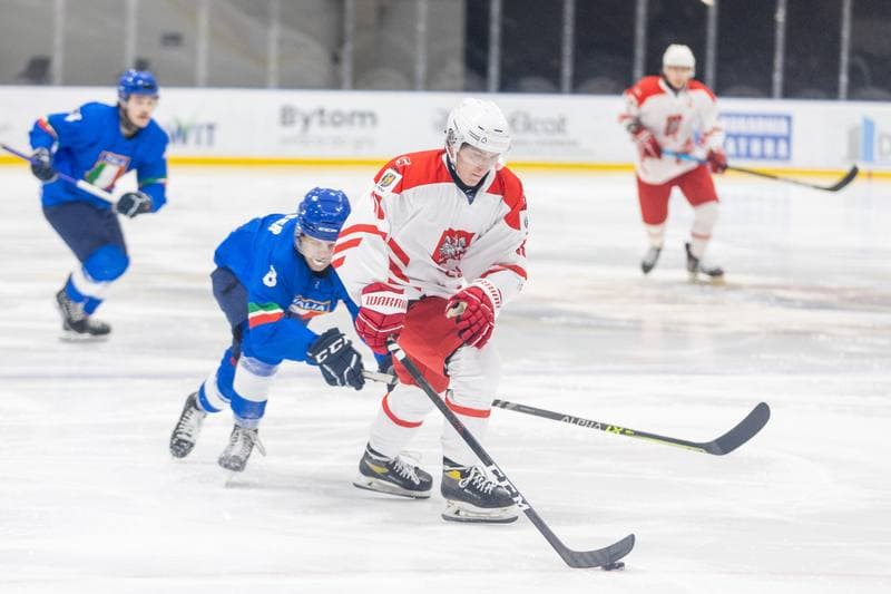 Ice Hockey. U20 World Championship Division 1B. Ukraine - Poland. 16.12.2022