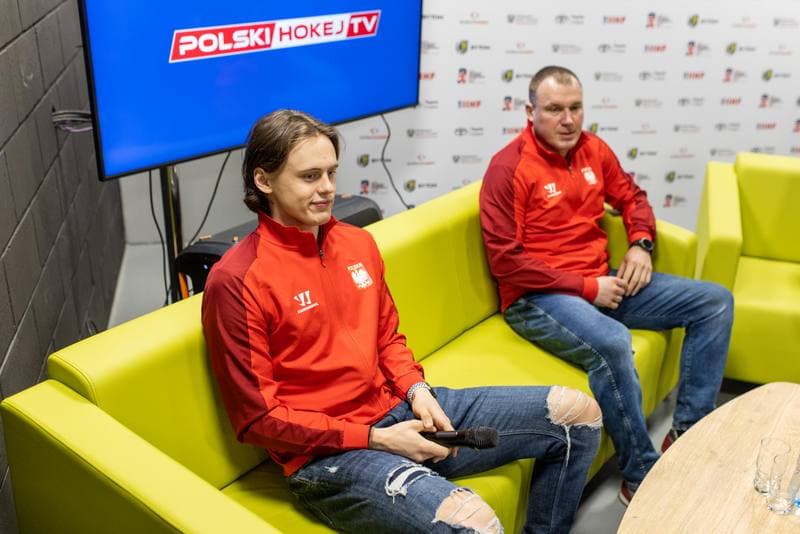 Ice Hockey. Poland national team. Press Conference. 01.12.2022