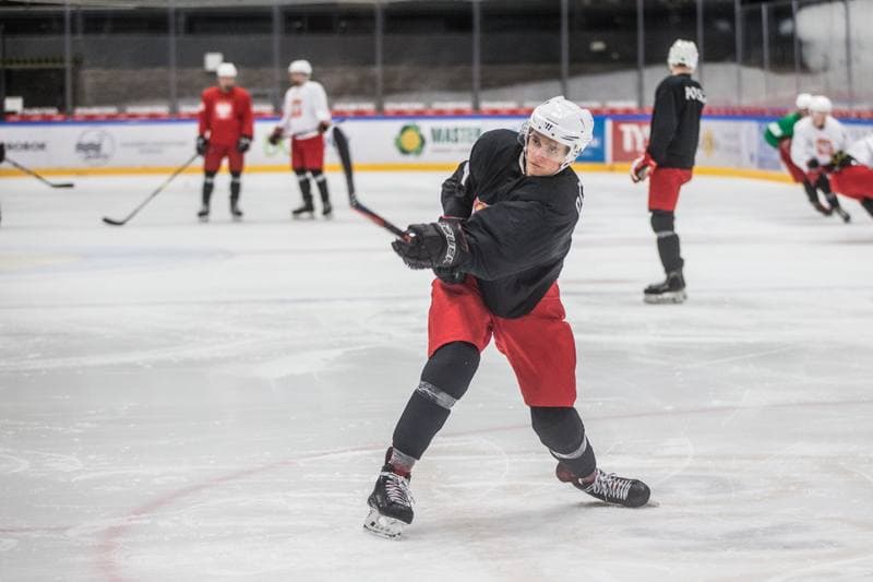 Ice Hockey. Poland U20. Training. 02.11.2020