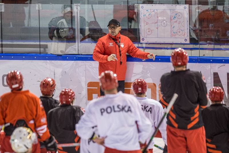 Ice Hockey. Poland national team. Training. 15.04.2021