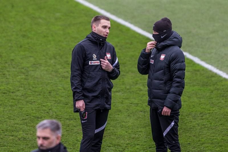 Football. Poland national team. Training. 12.11.2020