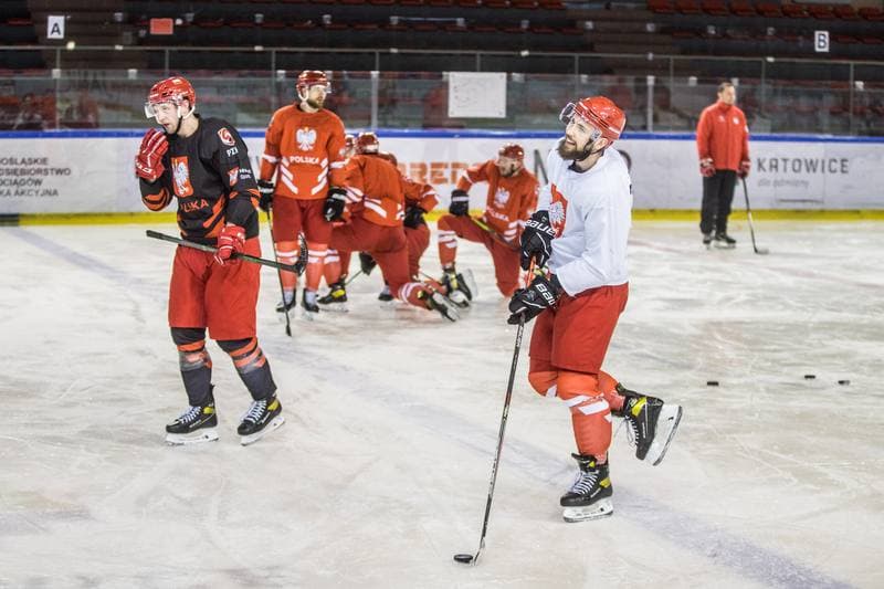 Ice Hockey. Poland national team. Training. 15.04.2021