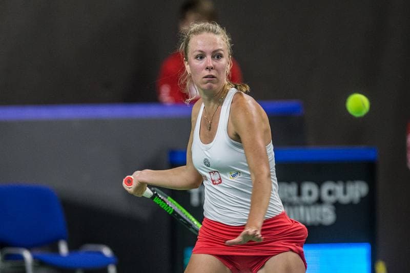 Tennis. Billie Jean King Cup. Poland - Brazil. 16.04.2021