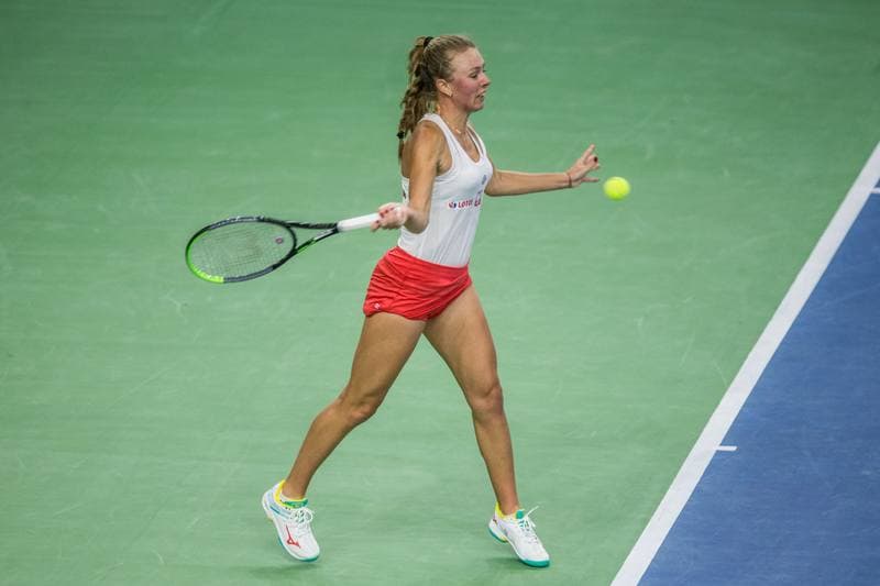Tennis. Billie Jean King Cup. Poland - Brazil. 16.04.2021
