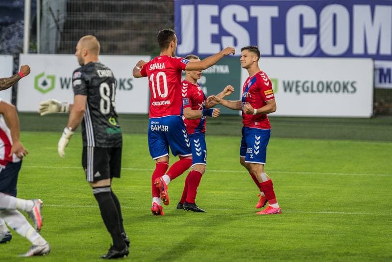 Football. PKO BP Ekstraklasa. Gornik Zabrze - Rakow Czestochowa. 10.07.2020