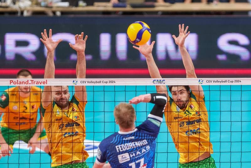 Volleyball. CEV Cup. Aluron CMC Warta Zawiercie - TSV Raiffeisen Hartberg. 25.10.2023