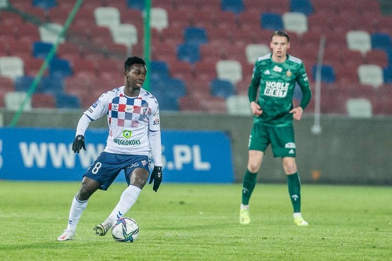 Football. PKO BP Ekstraklasa. Gornik Zabrze - Slask Wroclaw. 16.04.2021