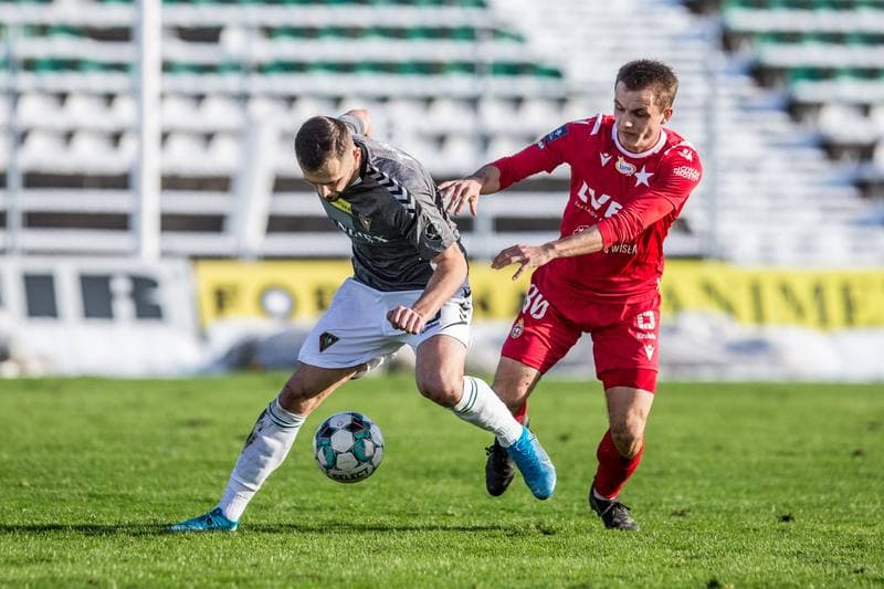 Football. Sparing. Zaglebie Sosnowiec - Wisla Krakow. 20.01.2021