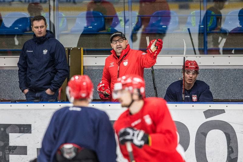 Ice Hockey. Poland national team. Training. 02.11.2020