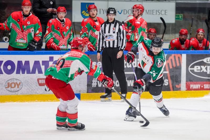 Ice Hockey. Tauron Hokej Liga. GKS Tychy - Zaglebie Sosnowiec. 15.11.2023