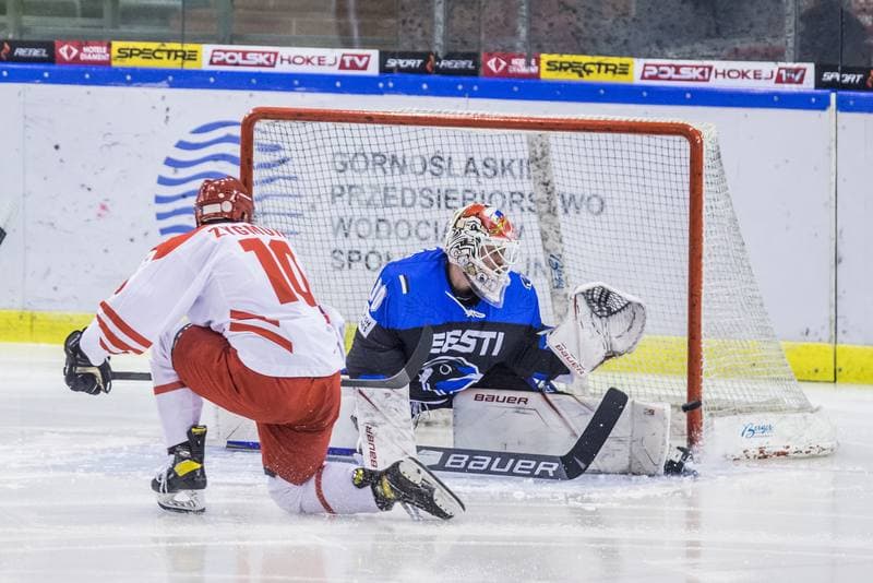 Ice Hockey. Three Seas Tournament. Poland - Estonia. 18.04.2021