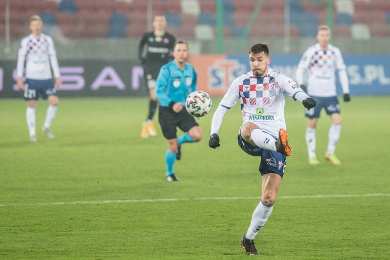 Football. PKO BP Ekstraklasa. Gornik Zabrze - Cracovia Krakow. 12.12.2020