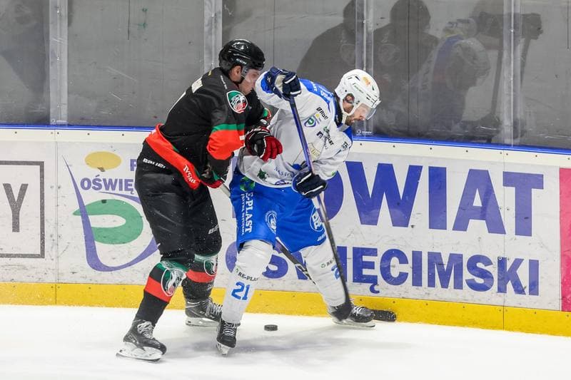 Ice Hockey. Tauron Hokej Liga. Re-Plast Unia Oswiecim - GKS Tychy. 20.10.2023