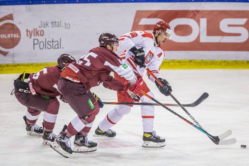 Ice Hockey. Three Seas Tournament. Poland - Latvia. 21.04.2021