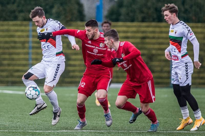 Football. Sparing. GKS Tychy - Fotbal Trinec. 23.01.2021
