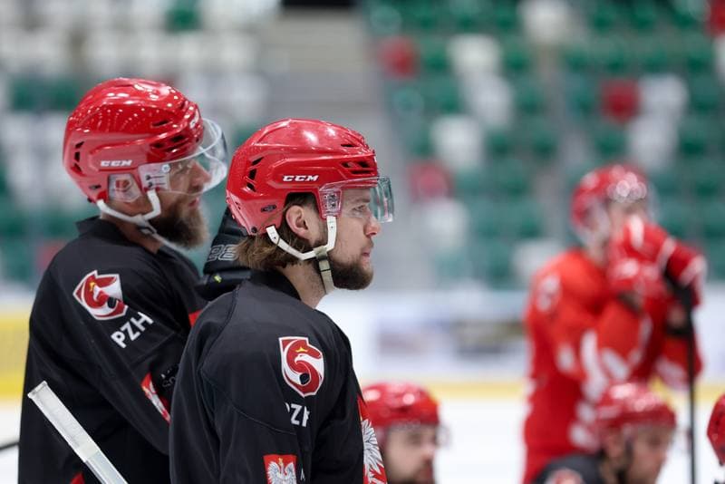 Ice Hockey. Poland national team. Training. 04.02.2024