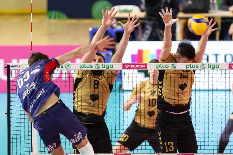 Volleyball. PlusLiga. GKS Katowice - Grupa Azoty ZAKSA Kedzierzyn-Kozle. 10.02.2024