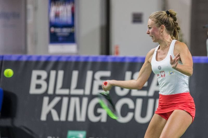 Tennis. Billie Jean King Cup. Poland - Brazil. 16.04.2021