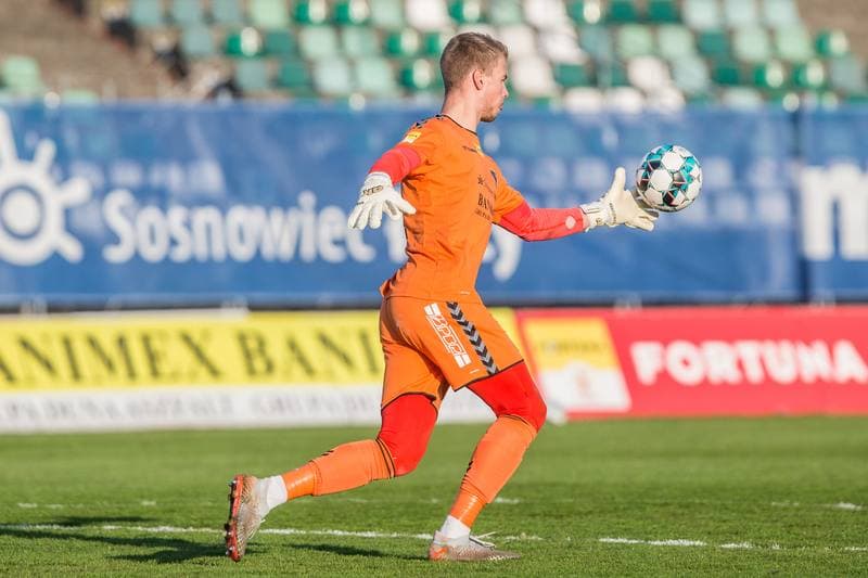 Football. Fortuna I Liga. Zaglebie Sosnowiec - Arka Gdynia. 28.04.2021