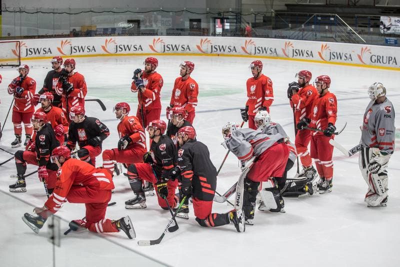 Ice Hockey. Poland national team. Training. 02.05.2021