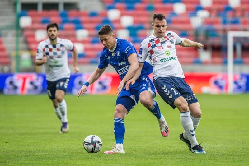 Football. PKO BP Ekstraklasa. Gornik Zabrze - Wisla Plock. 24.04.2021