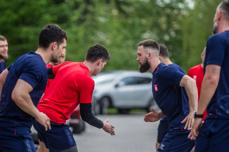 Ice Hockey. Poland national team. Training. 12.05.2021