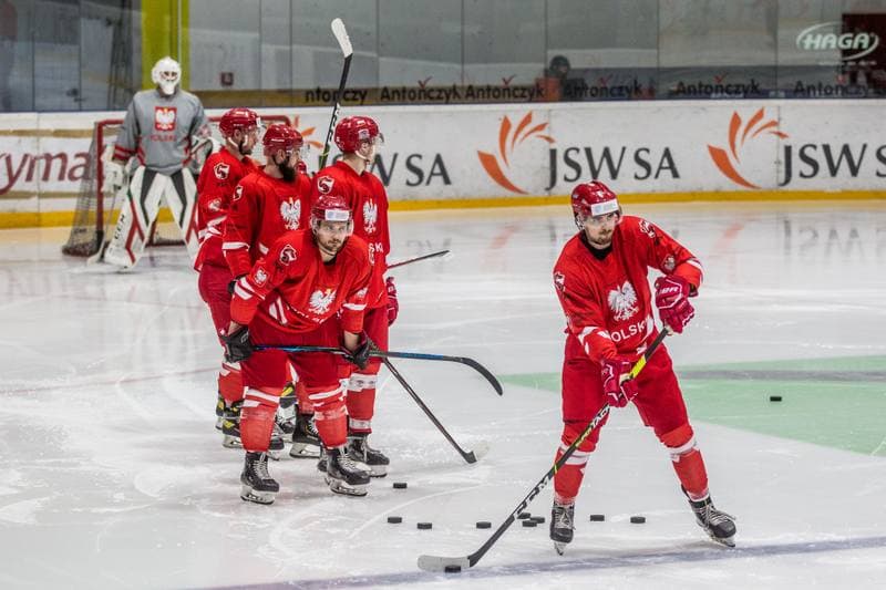 Ice Hockey. Poland national team. Training. 12.05.2021
