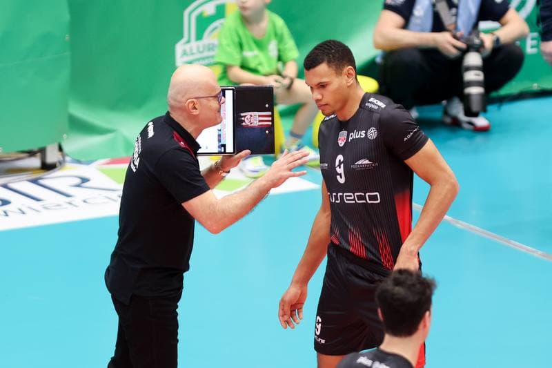 Volleyball. PlusLiga. Aluron CMC Warta Zawiercie - Asseco Resovia Rzeszow. 25.01.2024
