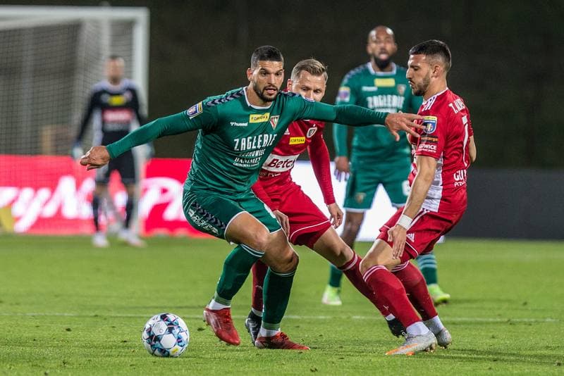 Football. Fortuna Puchar Polski. Zaglebie Sosnowiec - Piast Gliwice. 27.10.2021