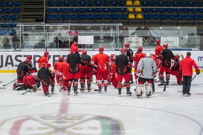 Ice Hockey. Poland national team. Training. 12.05.2021