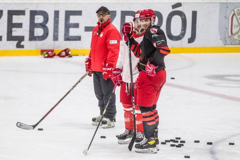 Ice Hockey. Poland national team. Training. 12.05.2021