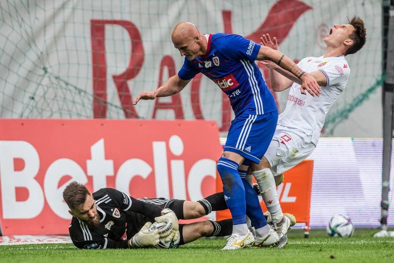 Football. PKO BP Ekstraklasa. Piast Gliwice - Wisla Krakow. 16.05.2021