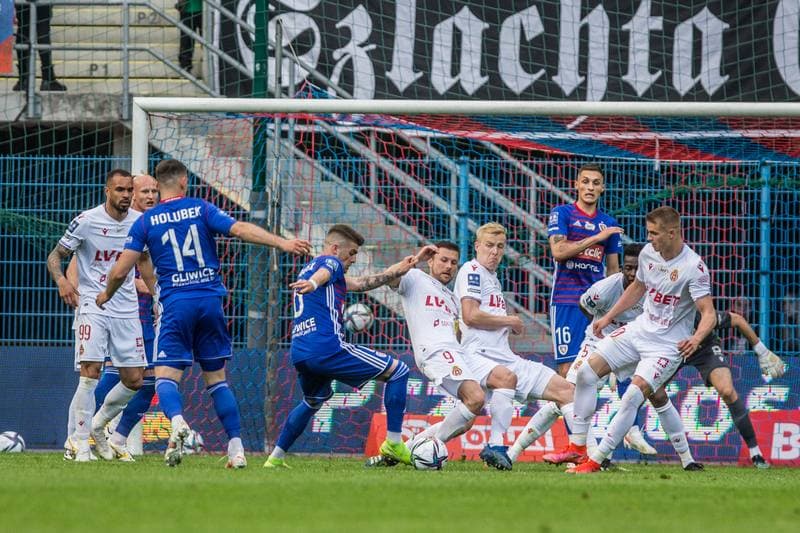 Football. PKO BP Ekstraklasa. Piast Gliwice - Wisla Krakow. 16.05.2021