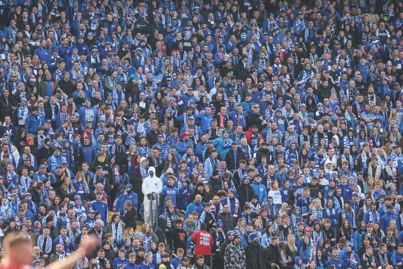 Football. Betclic I Liga. Ruch Chorzow - Wisla Krakow. 22.02.2025
