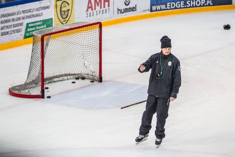 Ice Hockey. Poland national team. Training. 04.01.2022