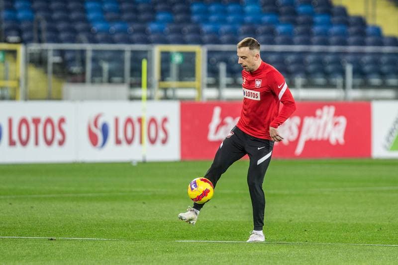 Football. Poland national team. Training. 21.03.2022