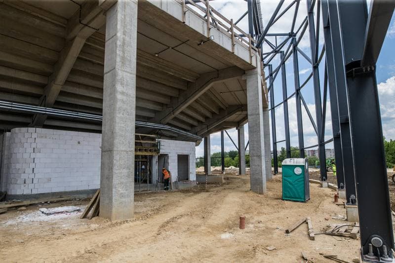 Football. Zaglebiowski Park Sportowy. Construction. 09.06.2021