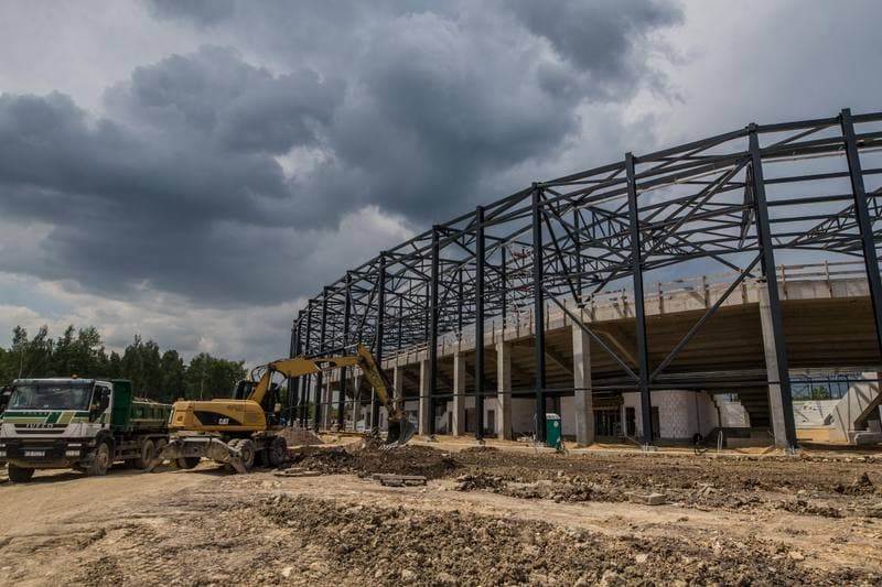 Football. Zaglebiowski Park Sportowy. Construction. 09.06.2021