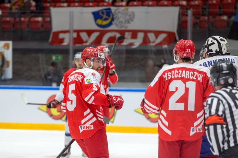 Ice Hockey. World Championship Division 1 Group B. Serbia - Poland. 29.04.2022