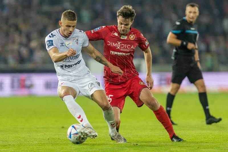 Football. PKO BP Ekstraklasa. Gornik Zabrze - Widzew Lodz. 28.10.2022