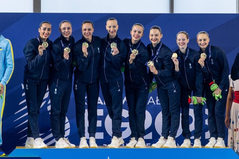 Artistic Swimming. European Games. Team Acrobatic Routine. 24.06.2023