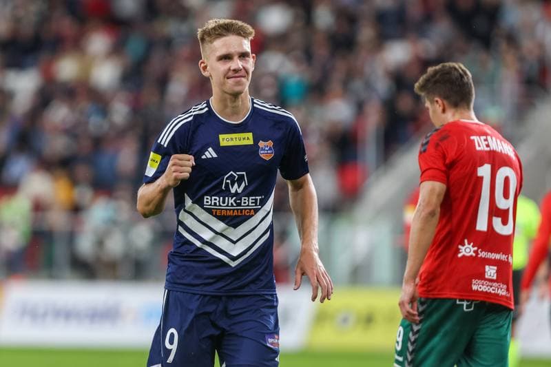 Football. Fortuna I Liga. Zaglebie Sosnowiec - Bruk-Bet Termalica Nieciecza. 24.09.2023